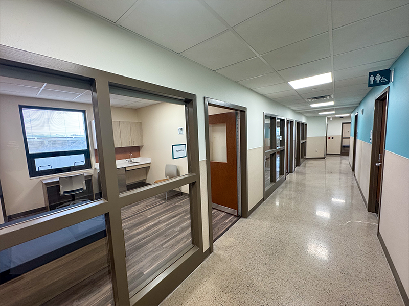 Receiving area for the Gateway First Responder building